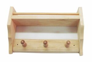 Полка банная 2 уровня 4 рожка СК М-54